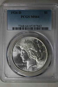 1926-D $1 PCGS MS64 ���a�h���A1900�N��̋��