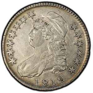 1812�N PCGS XF40 (O-109a) �L���b�v�h�o�X�g�n�[�t�h���A�č���� �G�N�X�g���t�@�C��