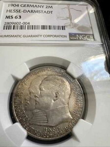 1904 2 �}�[�N �w�b�Z �_�����V���^�b�g MS63 �����X�^�[�g�[�j���O Pl �ڍ�