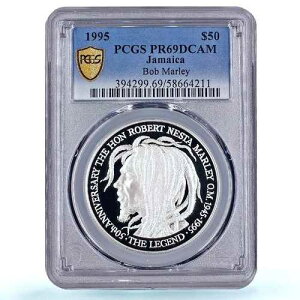 �W���}�C�J 50�h�� �{�u�E�}�[���[ �V���K�[ �~���[�W�b�N PR 69 PCGS ��� 1995�N