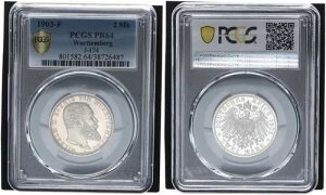 �������e���x���N 2 �}���N 1903 F ���B���w����2���BPCGS PR64 �v���[�t 111597-