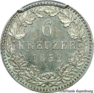 E0406 �� �h�C�c �z�[�G���c�H������ �v���C�Z�� 6�N���C�c�@�[ 1851 PCGS PR65 �v���[�t