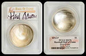 2014-P �V���o�[ $1 �싅�J�[�h PCGS MS70 �t�@�[�X�g�X�g���C�N - �n���N�E�A�[���� ���M�T�C��