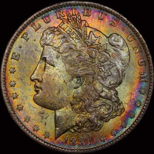 PCGS MS64 1884-O 1�h�������K����� - �����X�^�[���C���{�[�g�[��