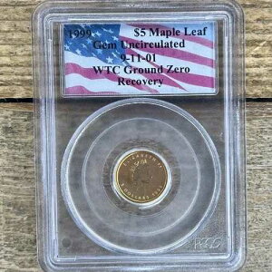 1999�N ������ 1/10�I���X ���� WTC �O���E���h�[�� ���J�o���[ 5�h�� ���[�v�����[�t PCGS