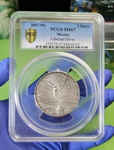 2007 ���x���^�b�h 2�I���X ���L�V�R ������ PCGS MS 67 NICE????????