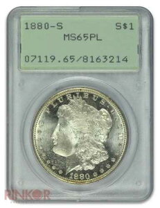 1880-S 1�h�� �����K���E�_���[ PCGS MS 65 PL