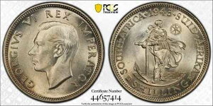 ��A�t���J�A1943�N�W���[�W6���V�����O�BPCGS MS 66�B���s����4,187,999���B