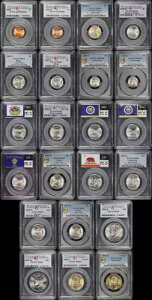 2005-P&D SMS 1C�A5C�A10C�A25C�A50C�A����� $1 22 �R�C���Z�b�g PCGS MS-68/69 & SP-68/69