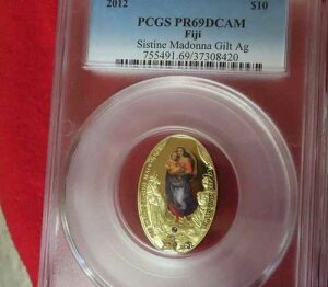 �t�B�W�[ 2012�N ���t�@�G���� �V�X�e�B�[�i�̐���}���A�ƃC�G�X�̑� PCGS PR69 1�I���X �������