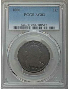 1800 ���[�W �Z���g S-199 ~ ���ɗǍD�� PCGS AG03!