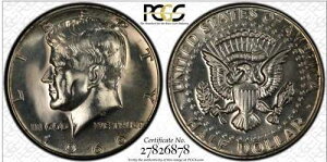 1966�N SMS �P�l�f�B �n�[�t�_���[ 50�Z���g PCGS SP65 | FS-901 �uFG�v�Ȃ� | �~���g�G���[