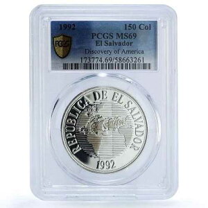 �G���T���o�h�� 150�R���� �f�B�X�J�o���[�A�����J KM-160 �D�� MS 69 PCGS ��� 1992�N