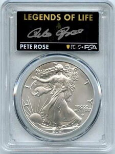 2021 ASE $1 T2 ���񐶎Y PCGS MS70 ���W�F���h�E�I�u�E���C�t �s�[�g�E���[�Y �I�[�g/�T�C��