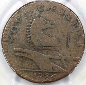 1786�N 1/2�Z���g M.15-U ���[�j���O�w�b�h�X�g���[�g�v���E �j���[�W���[�W�[�R���j�A�� PCGS F �ڍ�