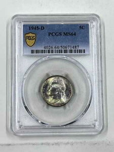 1945 D 5C PCGS MS64 �W�F�t�@�[�\���j�b�P�� �X�[�p�[�g�[��
