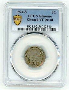 PCGS 1924 S �o�b�t�@���[�j�b�P�� ���� VF �ڍ� (SN: 2340)