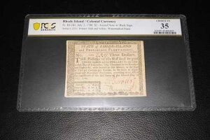 ���[�h�A�C�����h RI-284 �A���n�ʉ� 1780�N7��2�� 3�h�� PCGS�O���[�h35