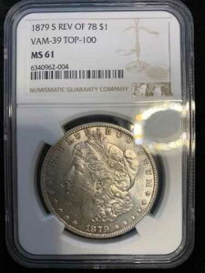 1879-S REV 1878 TOP-100 �����K���E�_���[ MS-61 NGC