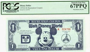 1972�N 1�h�� ���N���G�[�V�����N�[�|�� �f�B�Y�j�[�h�� PCGS 67 PPQ