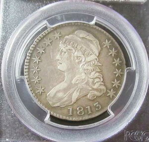 1813 50C �o�X�g �n�[�t �h�� 50C Over UNI PCGS�BO-101�A�� R.3�B
