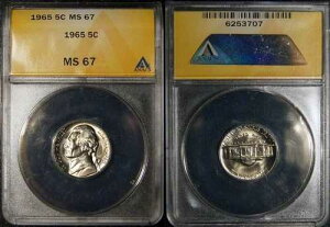 1965�N �W�F�t�@�[�\�� �j�b�P�� ANACS MS67 �� �ɏ� ��� 6253707 PCGS ���i�\ $2200