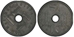 PCGS MS-62 �i�`�X�� 1940-A 10 ���C�q�X�N���f�B�g�J�b�Z�� �R�C��-�h�C�c��O�鍑������