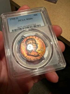1958-D �t�����N���� �n�[�t�_���[ PCGS MS66 �����X�^�[�J���[ ���C���{�[�g�[�j���O??