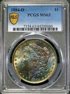 1884-O 1�h�� �����K���E�_���[ PCGS MS63 �\�����F�����X�^�[���C���{�[�g�[�� CC735