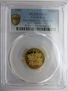 1993 �N�`�F�R���a�������_�� PCGS SP69 �W�{ 20 mm au Kde Domov Muj - Pop 1