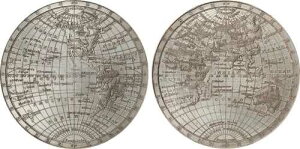 �i1820�N���j�C�M���X���E�n�} �z���C�g���^�����_�� PCGS AU �ڍ� 74mm