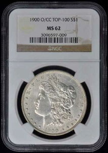 1900-O/CC TOP-100 �����K���E�_���[ S$1 NGC MS62