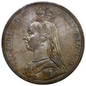 1889�N �C�M���X 1�N���E�� ���[�W �V���o�[ �R�C�� PCGS MS62 �������F��!