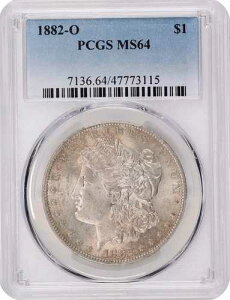 �A�����J �V���o�[ ���[�K�� $1 �h�� 1882-O PCGS: MS64 #C512-