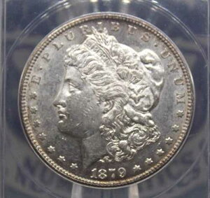 1879�N���uS�v�����K����� *1878�N������* $1 ANACS AU55 #872 Top-100 ECC&C