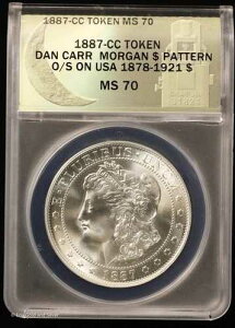 1887-CC �_���E�J�[�E���[�K�� $ �p�^�[�� O/S �č� 1878-1921 $ ANACS MS 70