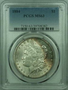 1884�N �����K����� 1�h���d�� PCGS MS-63 �W�F (29)