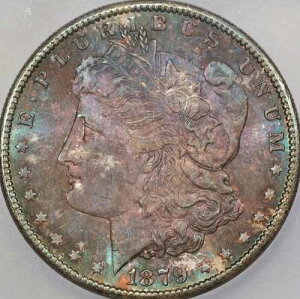 1879�N�� �����K���E�_���[ / ���ʃt���g�[�����H / �����X�^�[OBV / ICG MS63�F��