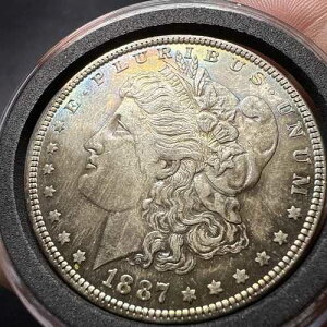 1887 P �����K�� �V���o�[ �_���[ $1 �����X�^�[ ���C���{�[ �g�[�� �N���C�W�[ �J���[ WOW!!!