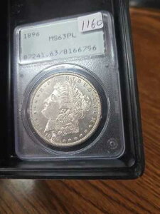 1896�N �����K����� - $1 PCGS MS63 PL - �v���[�t ���C�N ���g���[ OGH
