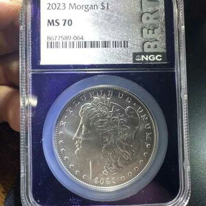 2023�N �����K�� $1 BERT NGC MS70 �p�[�v���R�A