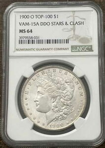 1900-O NGC MS64 VAM 15A �_�u���X�^�[ �����K����� TOP 100 VAM CLASHED