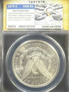 1879 S ���[�K�� �V���o�[ �_���[ -anacs Au55 Vam 65 ���A Vss ????