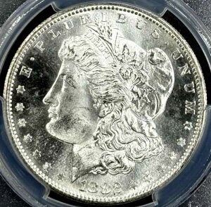 1882-S 1 �h�� �����K�� �_���[ PCGS MS65 ����̂��閾�邢���F�̕�΁A�f���炵���ō�!