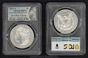 2021 S ���[�K�� �V���o�[ �h�� PCGS MS70 �u���[���x�� �� ���s����