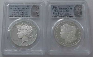 2023 S $1 PCGS PR70 Dcam �v���[�t�V���o�[ ���[�K�����s�[�X�Z�b�g ���s���� OGP