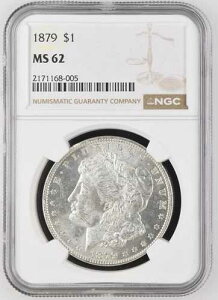 1879�N 1�h�� NGC MS62 �O���[�h �V���o�[ �����K�� �_���[ �R�C�� HIGH �O���[�h