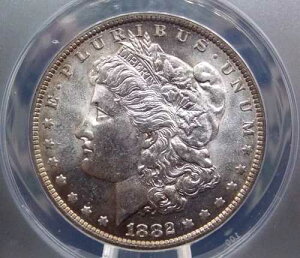 1882�N�uO/S�v�����K����� $1 ANACS MS61 #621 VAM-4 Unc Top-100 ECC&C, Inc