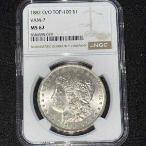 1882-O/O �����K����� NGC MS 62 -TOP 100 VAM-7 O/O ���Ɋ󏭂ȃI���W�i���č�