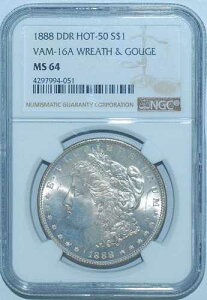 1888�N NGC MS64 VAM-16A DDR �_�u���_�C���o�[�X���_�C�K�E�W ���[�K���_���[